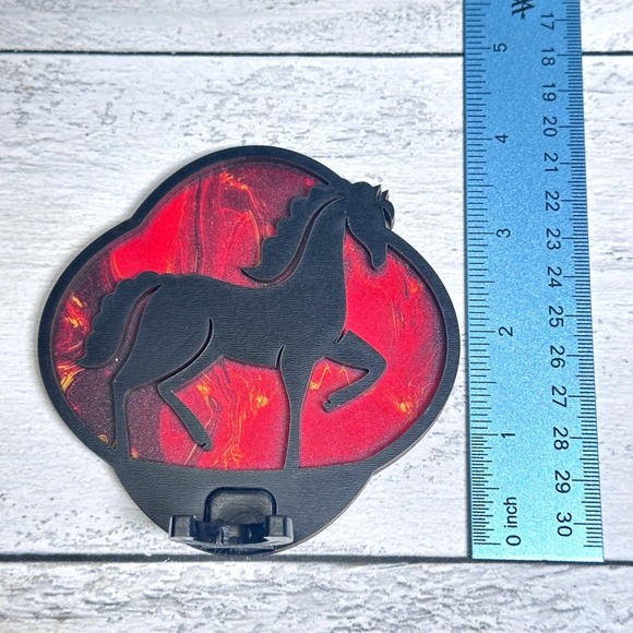 Year of the Horse Night Light Plug In Handmade Unique Home Decor Gift - Picture 3 of 5